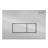 Комплект D&K Berlin DS1431628, инсталляция DI8050127 с безободковым унитазом DT1436516 белый, смыв торнадо, сиденье микролифт, клавиша смыва хром DB1499001