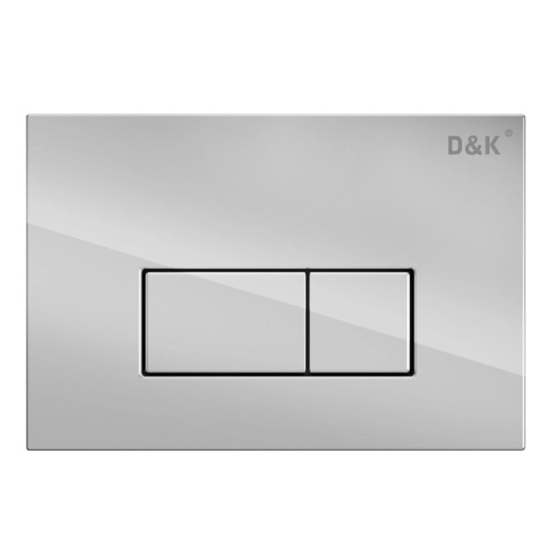 Комплект D&K Berlin DS1431628, инсталляция DI8050127 с безободковым унитазом DT1436516 белый, смыв торнадо, сиденье микролифт, клавиша смыва хром DB1499001