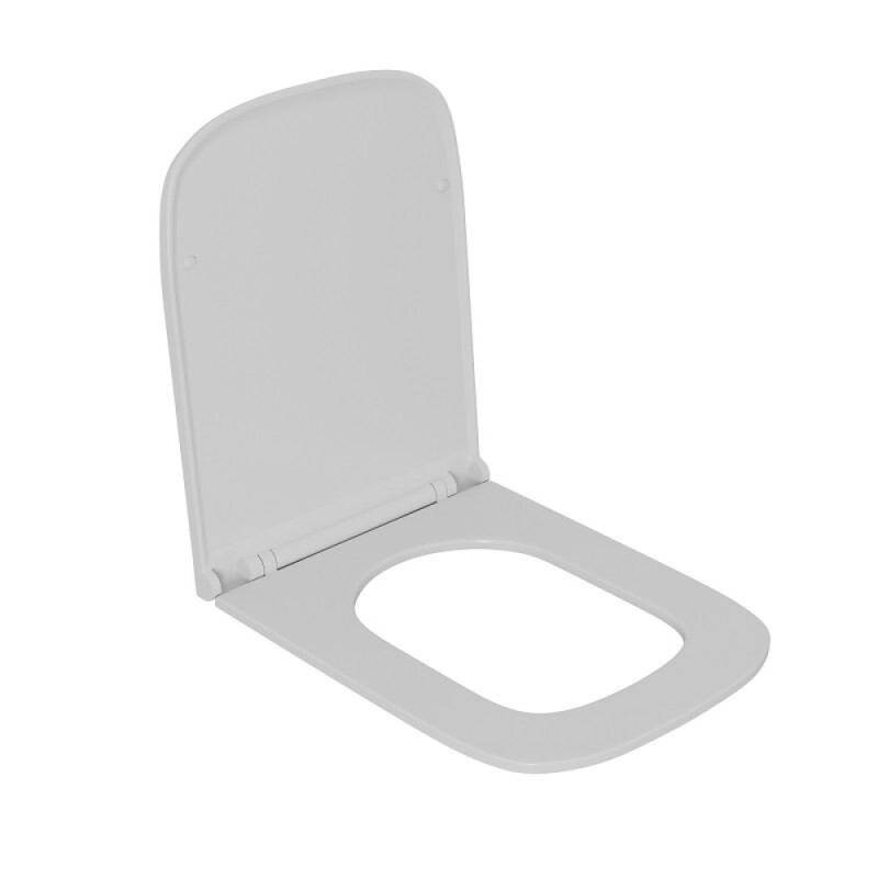 Инсталляция D&K с безободковым унитазом Quadro DS1511602, сиденье микролифт, клавиша белая, цвет белый