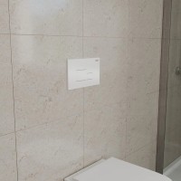 Инсталляция D&K с безободковым унитазом Quadro DS1511602, сиденье микролифт, клавиша белая, цвет белый