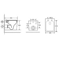 Комплект D&K Quadro DS1511607, инсталляция DI8055119 с безободковым унитазом DT1516016 белый, сиденье микролифт, клавиша смыва черная DB1519025