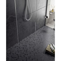 Дренажный канал Timo Drain System DS230208/01, 80 см, с двусторонней панелью под плитку, цвет сатин