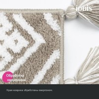Коврик для ванной комнаты Iddis Decor DT02P58i12, 80 x 50 см, микрофибра, бежевый