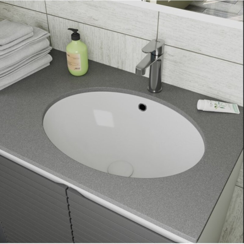 Раковина D&K Venice DT1021716, 60 см, фарфор, цвет белый