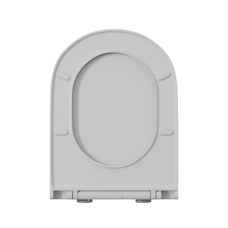 Унитаз подвесной D&K Venice DT1026516, безободковый, смыв торнадо, сиденье микролифт, белый