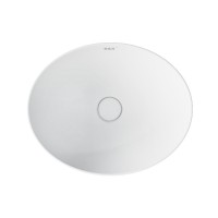 Раковина D&K Matrix DT1390708, 41 см, фарфор, накладная, цвет белый