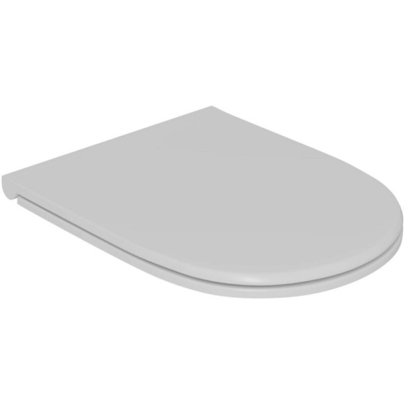 Унитаз подвесной D&K Matrix DT1396016, безободковый, с сиденьем микролифт, цвет белый