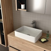 Раковина D&K Berlin DT1431216 47 х 36 см, накладная, цвет белый