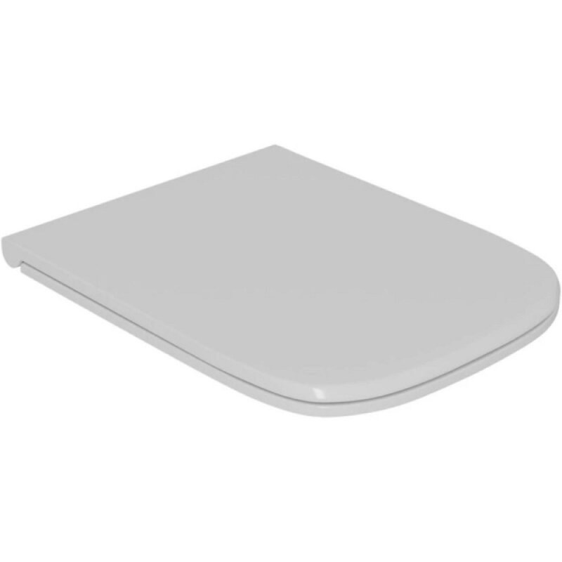 Унитаз подвесной D&K Quadro DT1516016, безободковый, с сиденьем микролифт, цвет белый