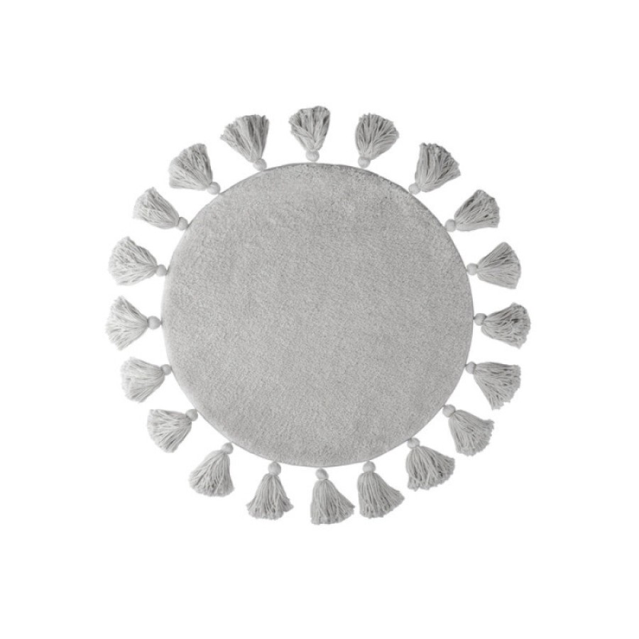 Коврик для ванной комнаты Iddis Decor DTR01P5i12, 55 см, полиэстер, серый
