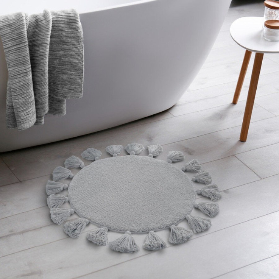 Коврик для ванной комнаты Iddis Decor DTR01P5i12, 55 см, полиэстер, серый