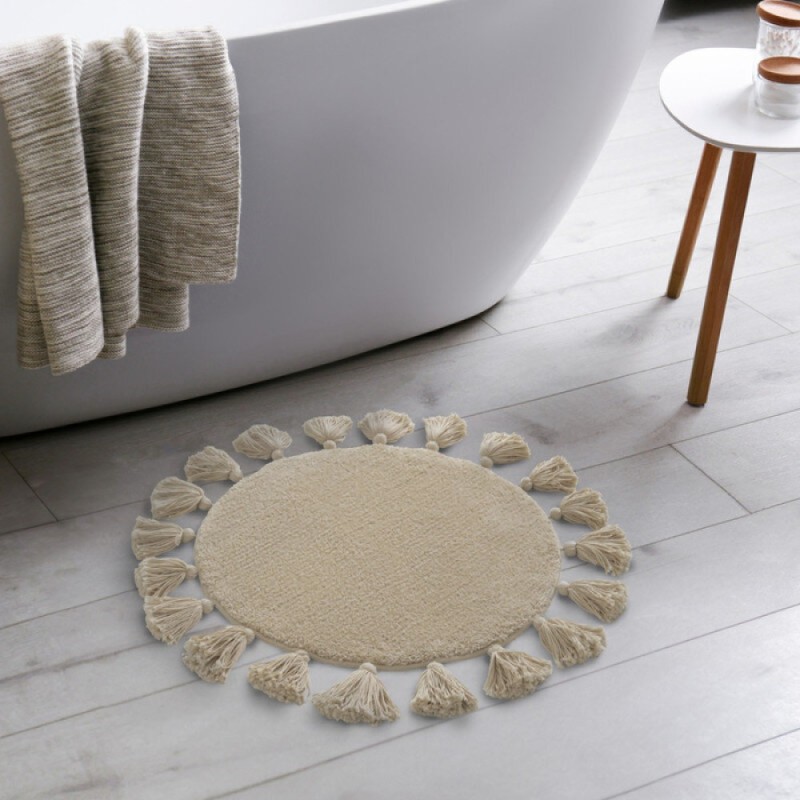 Коврик для ванной комнаты Iddis Decor DTR02P5i12, 55 см, полиэстер, бежевый