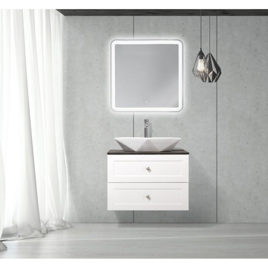 Тумба под раковину BelBagno Dublin DUBLIN-850-2C-SO-BL, 85 х 52 х 52 см, Bianco Lucido - белый