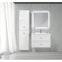 Тумба под раковину BelBagno Dublin DUBLIN-850-2C-SO-BL, 85 х 52 х 52 см, Bianco Lucido - белый