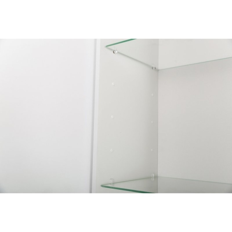 Шкаф-пенал BelBagno DUE-1500-2A-SC-BL-P, 40 см, подвесной, Bianco Lucido