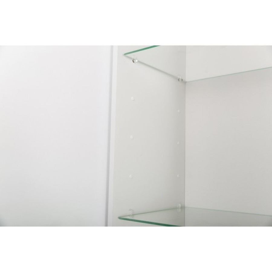 Шкаф-пенал BelBagno DUE-1500-2A-SC-BL-P, 40 см, подвесной, Bianco Lucido