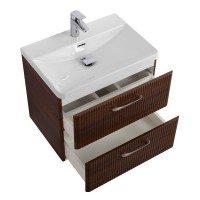 Тумба под раковину BelBagno Due-500-2C-SO-NOCE-P, 50 см, подвесная, Noce