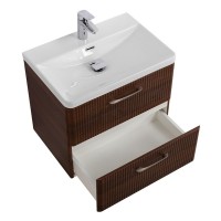 Тумба под раковину BelBagno Due-500-2C-SO-NOCE-P, 50 см, подвесная, Noce