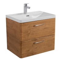 Тумба под раковину BelBagno Due-500-2C-SO-RN-P, 50 см, подвесная, Rovere Nature