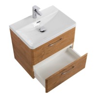 Тумба под раковину BelBagno Due-500-2C-SO-RN-P, 50 см, подвесная, Rovere Nature