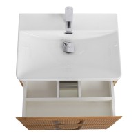 Тумба под раковину BelBagno Due-600-2C-SO-RN-P, 60 см, подвесная, Rovere Nature