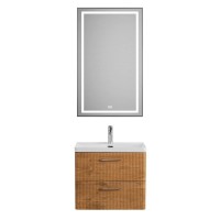 Тумба под раковину BelBagno Due-600-2C-SO-RN-P, 60 см, подвесная, Rovere Nature
