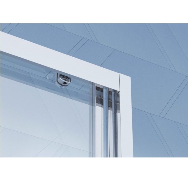 Душевой уголок BelBagno Due 120 х 90 см, прямоугольный, стекло прозрачное, профиль хром, DUE-AH-1-120/90-C-CR