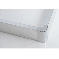 Душевой уголок BelBagno Due, 120 х 80 см, прямоугольный, стекло прозрачное, профиль хром, DUE-AH-2-120/80-C-Cr