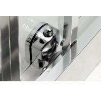 Душевой уголок BelBagno Due, 120 х 80 см, прямоугольный, стекло прозрачное, профиль хром, DUE-AH-2-120/80-C-Cr