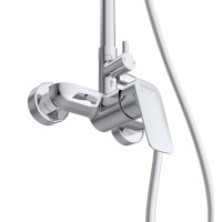 Комплект смесителей BelBagno DUE-DOCM/LVM-CRM, для ванны и душа, для раковины, хром