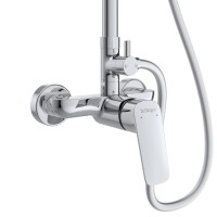 Комплект смесителей BelBagno DUE-DOCM/LVM-CRM, для ванны и душа, для раковины, хром