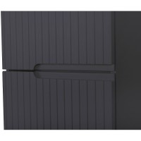 Пенал Cezares Duet-1500-2A-SC-GR-P, 40 см, подвесной, серый
