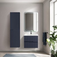 Тумба под раковину Cezares Duet-600-2C-SO-GR-P, 60 см, подвесная, серый