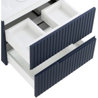 Тумба под раковину Cezares Duet-600-2C-SO-GR-P, 60 см, подвесная, серый
