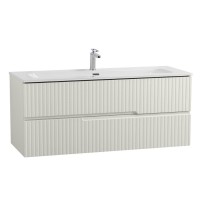 Тумба под раковину Cezares Duet-N-1200-2C-SO-AS-P, 120 см, подвесная, альпака брашированная