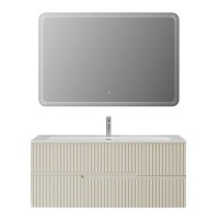Тумба под раковину Cezares Duet-N-1200-2C-SO-AS-P, 120 см, подвесная, альпака брашированная