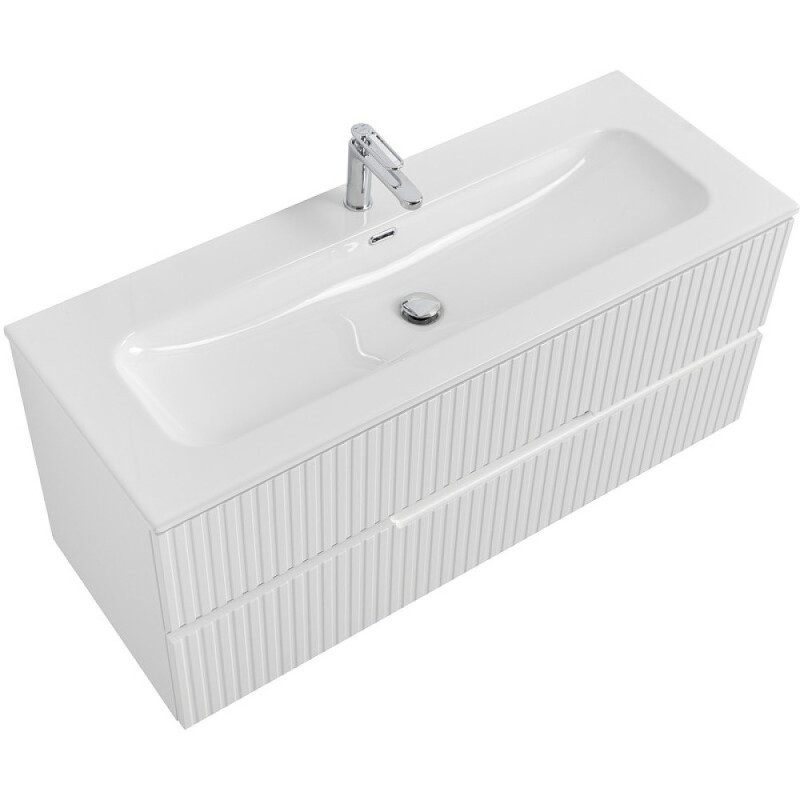 Тумба под раковину Cezares Duet-N-1200-2C-SO-BL, 120 см, подвесная, Bianco Lucido