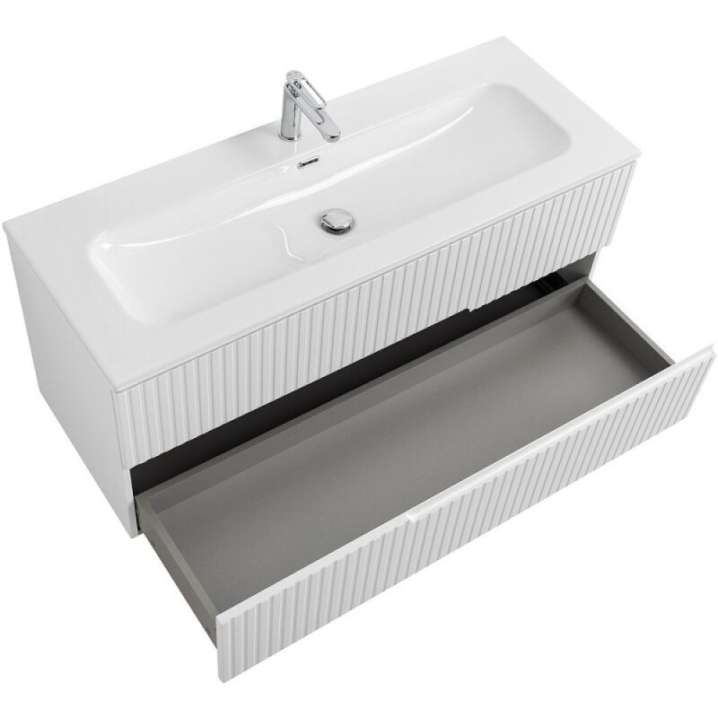 Тумба под раковину Cezares Duet-N-1200-2C-SO-BO, 120 см, подвесная, Bianco Opaco