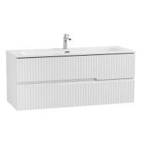 Тумба под раковину Cezares Duet-N-1200-2C-SO-FBS-P, 120 см, подвесная, ясень белый софт