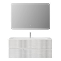 Тумба под раковину Cezares Duet-N-1200-2C-SO-FBS-P, 120 см, подвесная, ясень белый софт