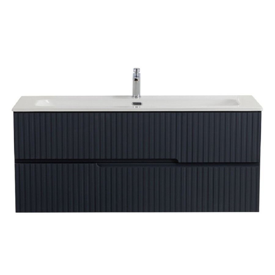 Тумба под раковину Cezares Duet-N-1200-2C-SO-GR-P, 120 см, подвесная, Grafito