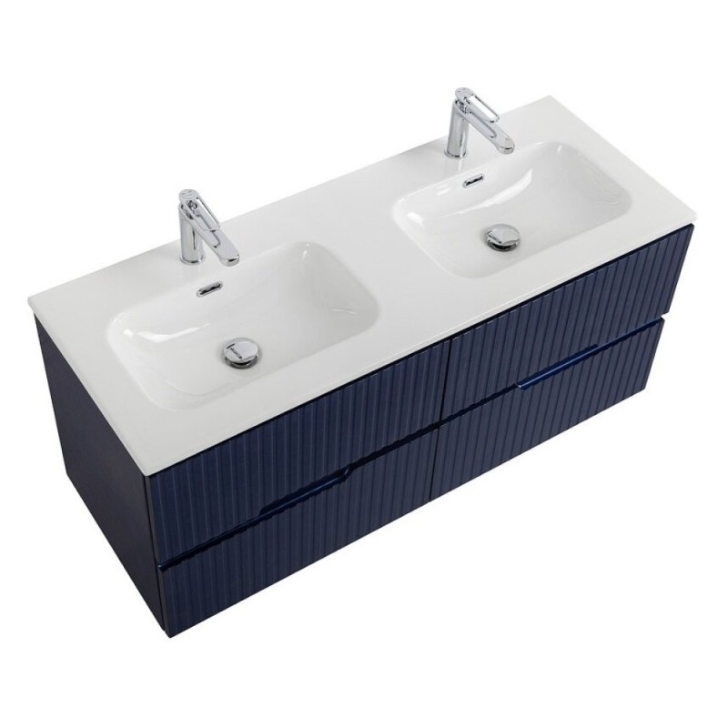 Тумба под раковину Cezares Duet-N-1200-4C-SO-2-SPF-P, 120 см, подвесная, Sapfiro