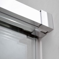 Душевой уголок Cezares Duet Soft-M-AH-1-120/80-C-Cr, 120 x 80 см, стекло прозрачное, профиль хром