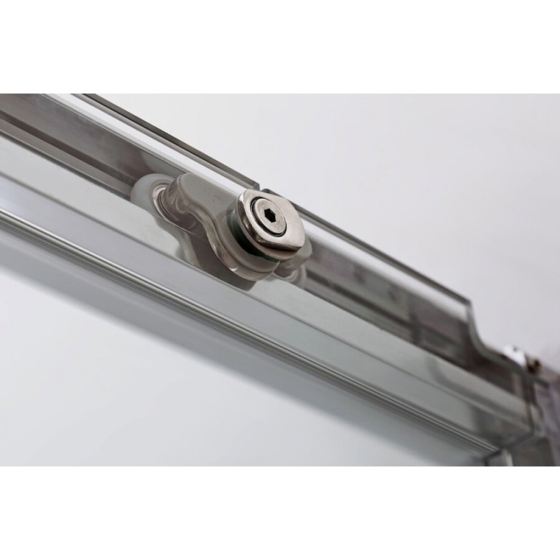 Душевой уголок Cezares Duet Soft-M-AH-1-150/100-C-Cr, 150 x 100 см, стекло прозрачное, профиль хром
