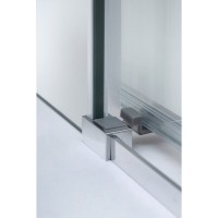 Душевой уголок Cezares Duet Soft-M-AH-1-150/100-C-Cr, 150 x 100 см, стекло прозрачное, профиль хром