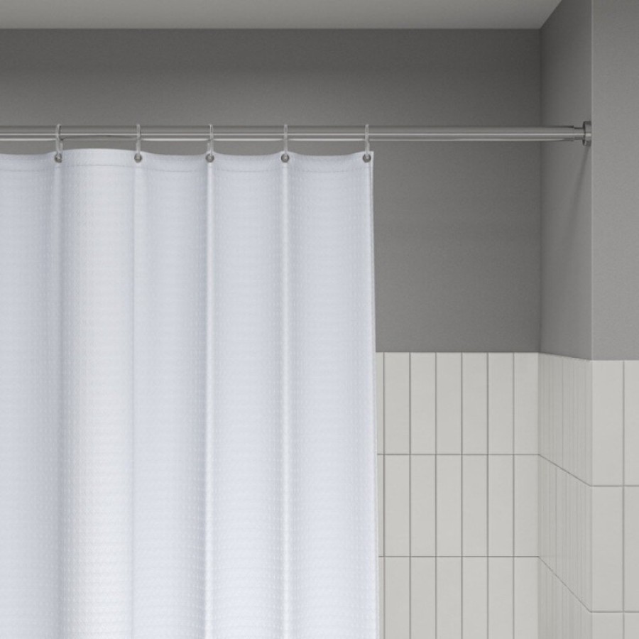 Штора для ванной Iddis Décor DW01P18i11, 180 х 200 см, полиэстер, белый