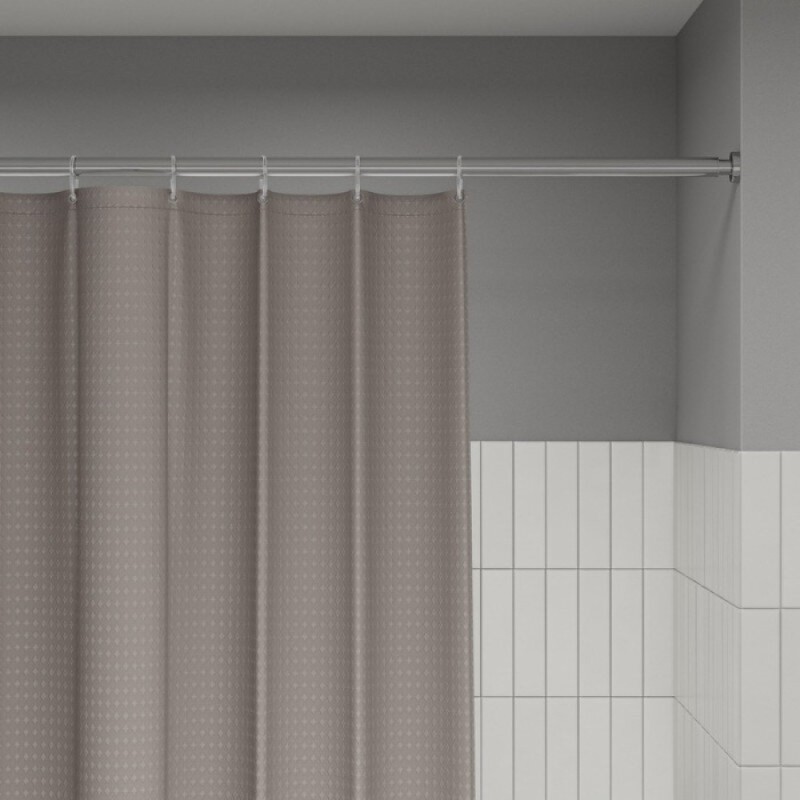 Штора для ванной Iddis Décor DW02P18i11, 180 х 200 см, полиэстер, бежевый