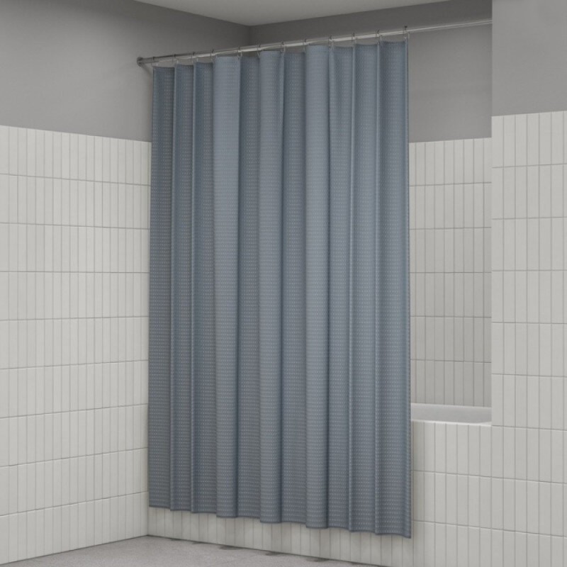 Штора для ванной Iddis Décor DW03P18i11, 180 х 200 см, полиэстер, серый