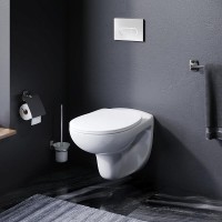 Унитаз подвесной Damixa Willow DX15C1700SC, безободковый с сиденьем микролифт, цвет белый
