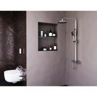 Душевая система Damixa Option DX218091000, термостатическая, хром